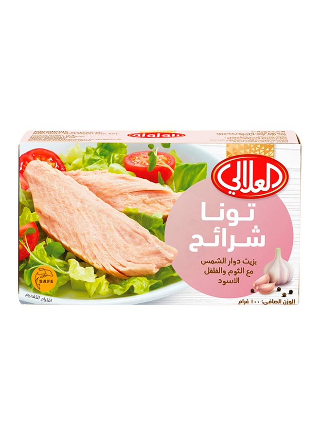 Al Alali Tuna Slices In Sonflower Oil With Garlic And Black Pepper 100grams  - Image 2