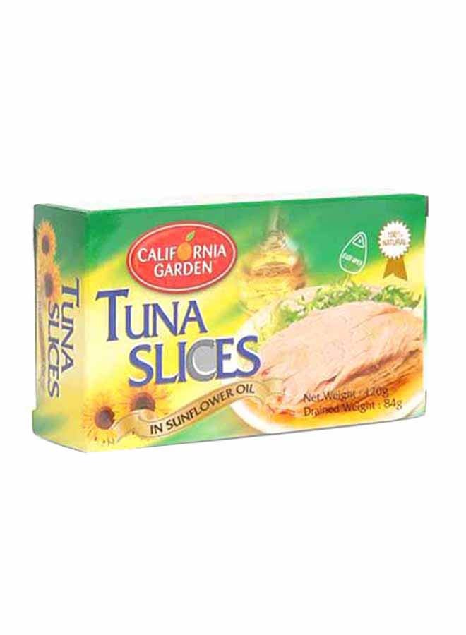 California Garden Tuna Slices In Sunflower Oil 120grams - Image 1