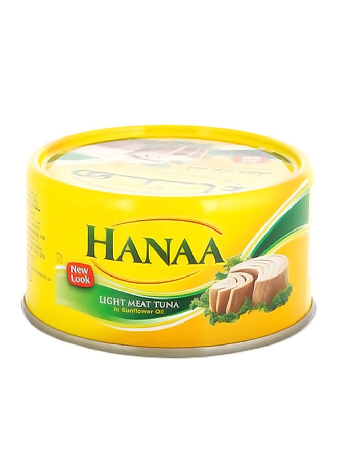 Hanaa Light Meat Tuna In Sunflower Oil 185grams - Image 1