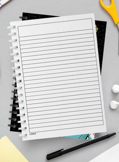 LOWHA Spiral Notebook For School Or Business Note Taking With 60 Sheets  Back To The 90s Multicolour  - Image 3