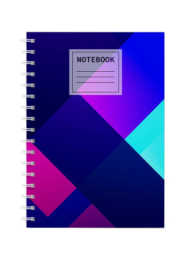 LOWHA Spiral Notebook For School Or Business Note Taking With 60 Sheets Gradient Nb Cover Multicolour - Image 1