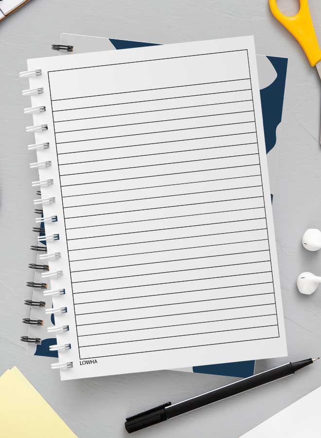 LOWHA - Spiral Notebook Multicolour - Image 1