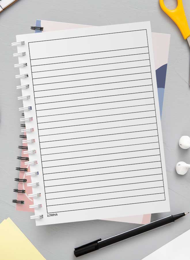 LOWHA - Spiral Notebook Multicolour - Image 1