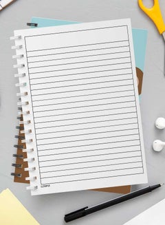 LOWHA Spiral Notebook For School Or Business Note Taking with 60 Sheets Cartoon Bear And Bee Multicolour  - Image 3