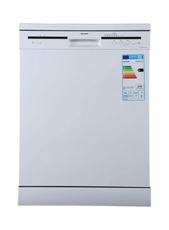 SHARP Dishwasher 12L QWMB612SWH White  - Image 1