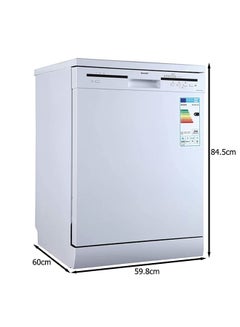 SHARP Dishwasher 12L QWMB612SWH White  - Image 2