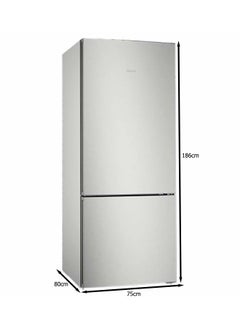 SIEMENS Bottom Freezer Refrigerator 100 W KG76NVI30M silver inox  - Image 2