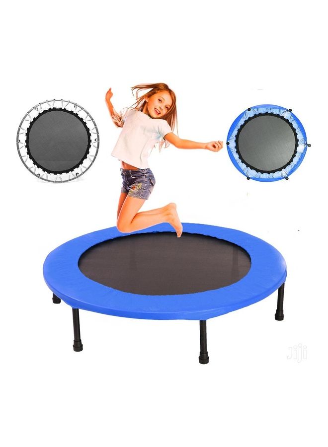 H PRO H PRO Trampoline for Kids & Adults | Outdoor and Indoor 40 Inch Trampoline | Rebounder Trampoline for Fitness, Exercise and Workout Comes in Blue 40inch  - Image 1