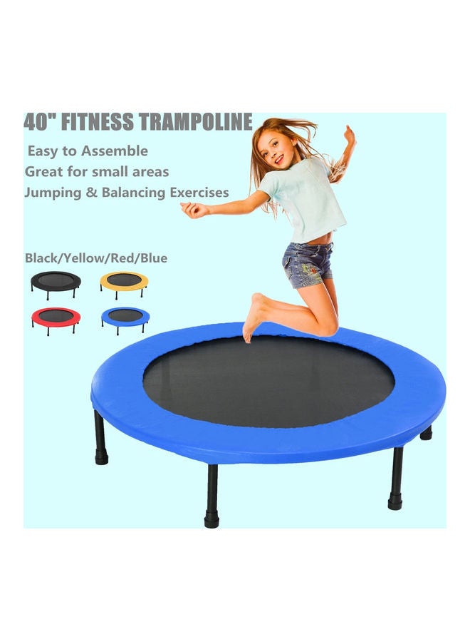 H PRO H PRO Trampoline for Kids & Adults | Outdoor and Indoor 40 Inch Trampoline | Rebounder Trampoline for Fitness, Exercise and Workout Comes in Blue 40inch  - Image 3