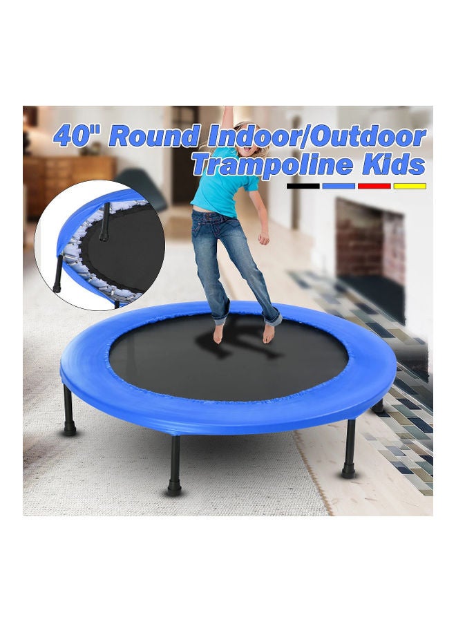 H PRO H PRO Trampoline for Kids & Adults | Outdoor and Indoor 40 Inch Trampoline | Rebounder Trampoline for Fitness, Exercise and Workout Comes in Blue 40inch  - Image 4