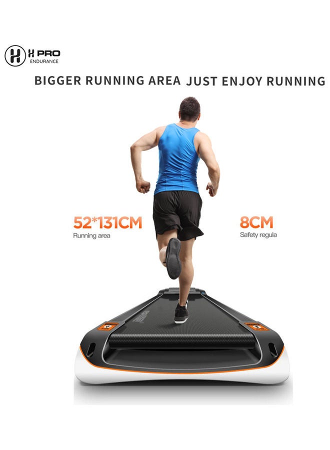 H PRO H PRO HM-801 Portable Automatic Treadmill with Power Incline| 6 HP Peak Foldable Motorized Walking & Running Machine for Home Use| 12 Pre-set Programs, Charcoal/Black 180x86x145cm  - Image 3