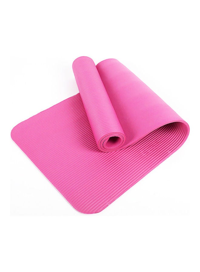 H PRO 10mm Extra Thick Yoga Mat | Non-Slip Workout Mat for Home Gym | – Pink ‎18.3 x 6.1 x 1cm - Image 1