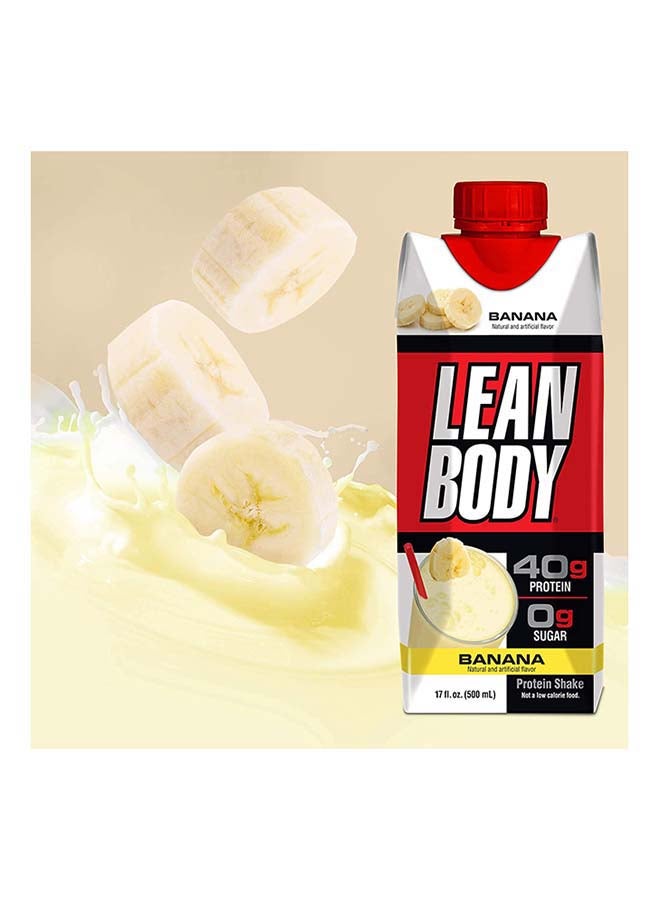 LABRADA 12-Piece Lean Body Ready To Drink Protein Shake-Banana - Image 2