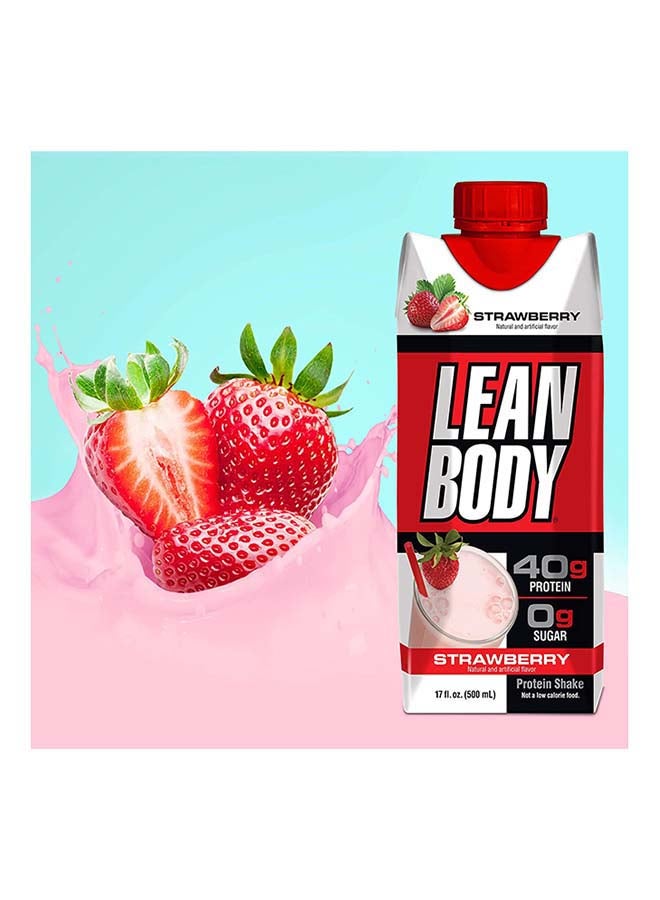 12-Piece Lean Body Ready To Drink Protein Shake-Strawberry - v1640150982/N21188339A_2