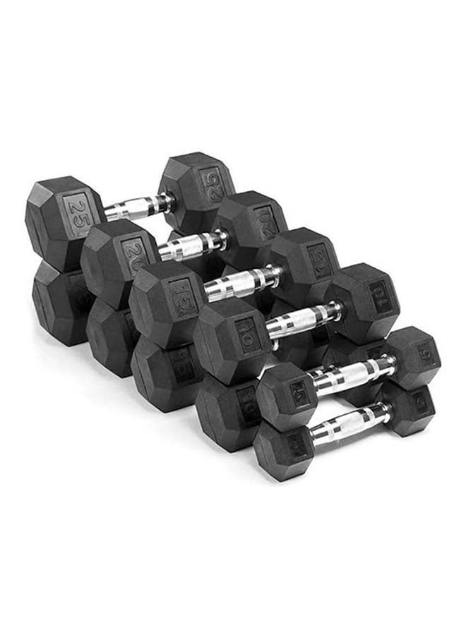 1441 FITNESS - 17.5 KG Hex Dumbbells Pair - Image 1