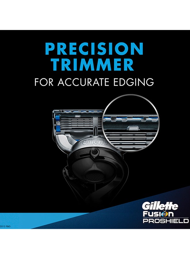 ProShield5 Chill 4 Blade Refills Blue/Silver