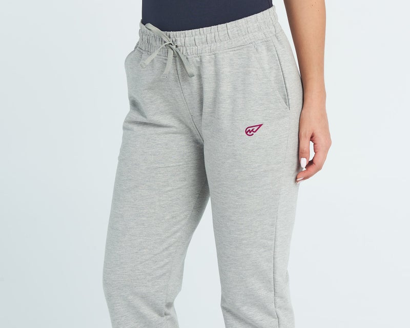 Magma - Mid-Rise Plain Basic Comfort Milton Jogger Light Grey - Image 1