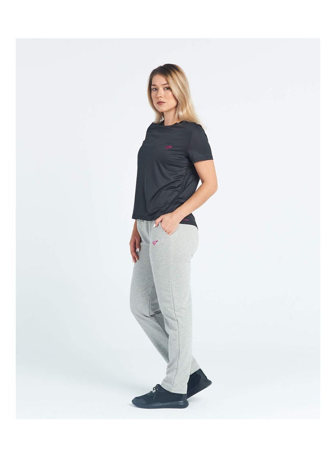 Magma - Mid-Rise Plain Basic Comfort Milton Jogger Light Grey - Image 1