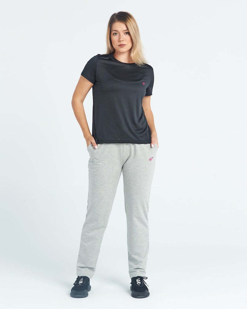 Magma - Mid-Rise Plain Basic Comfort Milton Jogger Light Grey - Image 1