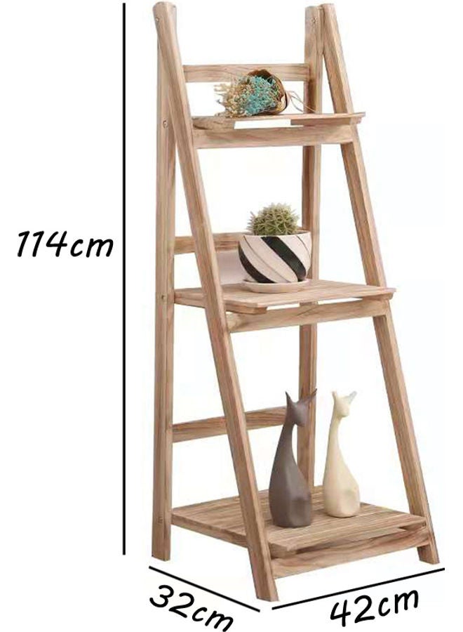 LINGWEI Multipurpose Ladder Design Beige 42x32x114cm  - Image 4