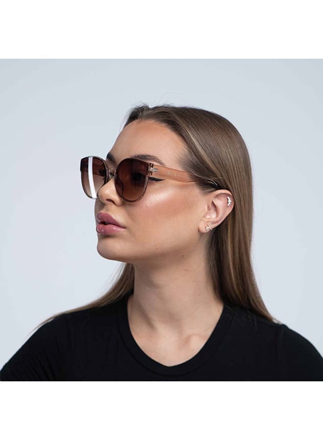 بلاك أوت نظارة شمسية سيرين بإطار دائري كامل الحواف - مقاس العدسة: 60 مم للنساء - Image 5