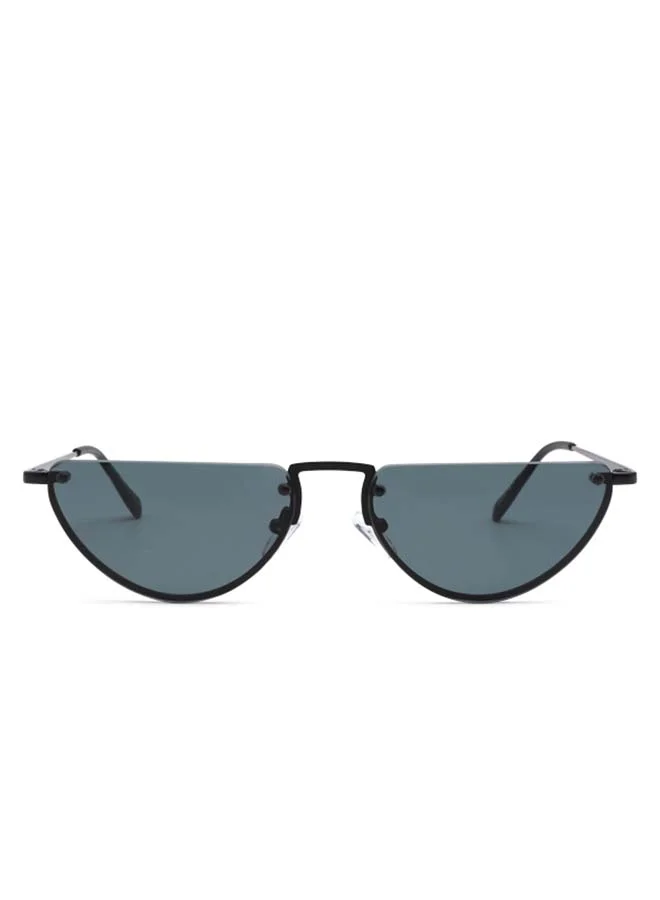 بلاك أوت نظارة شمسية بلاك آوت ديمي لونا نصف إطار بيضاوي