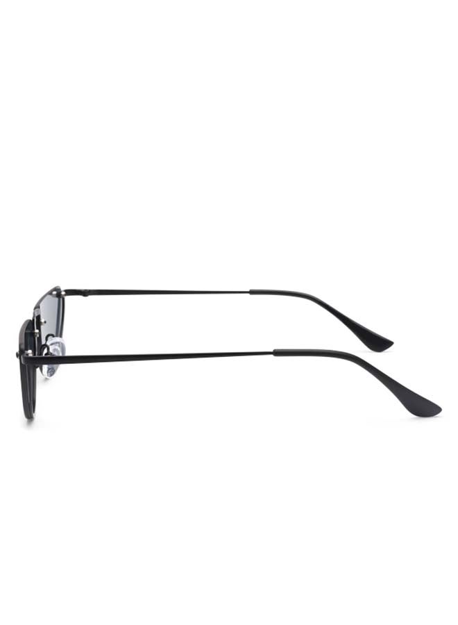 Blackout Women's DEMI LUNE Cat Eye Shape Semi-Rimless Sunglasses - Lens Size: 56 mm  - Image 3