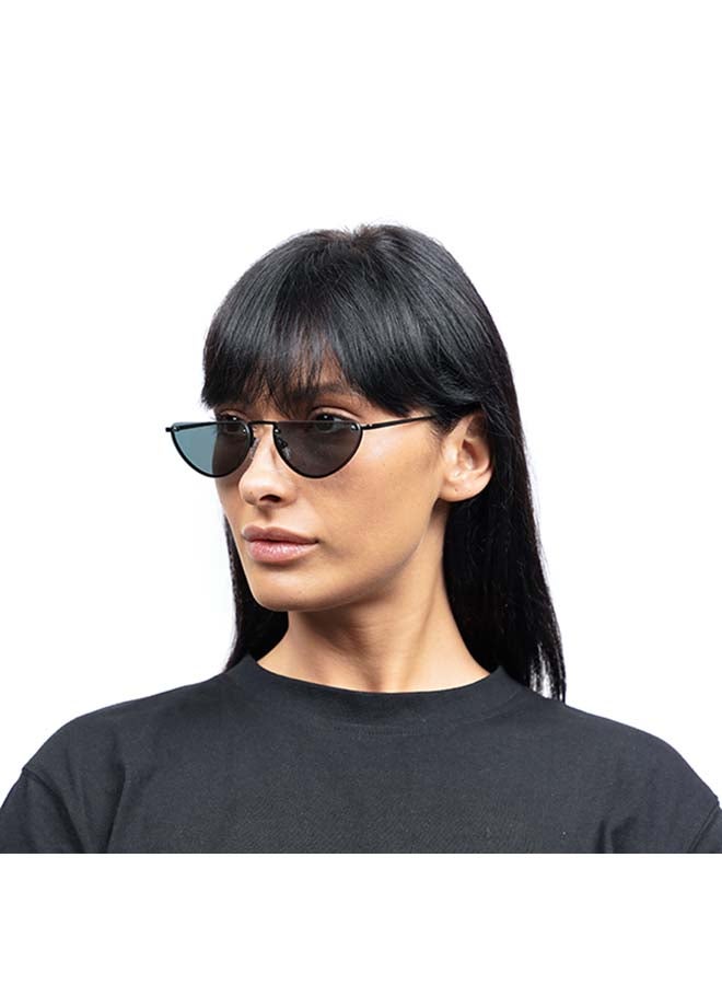 Blackout Women's DEMI LUNE Cat Eye Shape Semi-Rimless Sunglasses - Lens Size: 56 mm  - Image 5