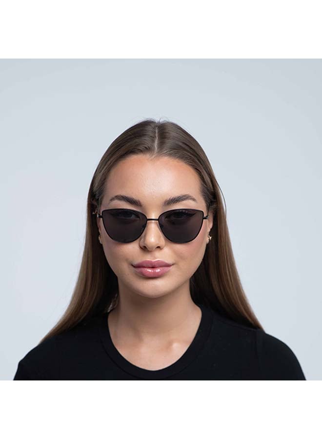 Blackout Women's CELEB Cat Eye Shape Full Rim Sunglasses - Lens Size: 59 mm  - Image 4