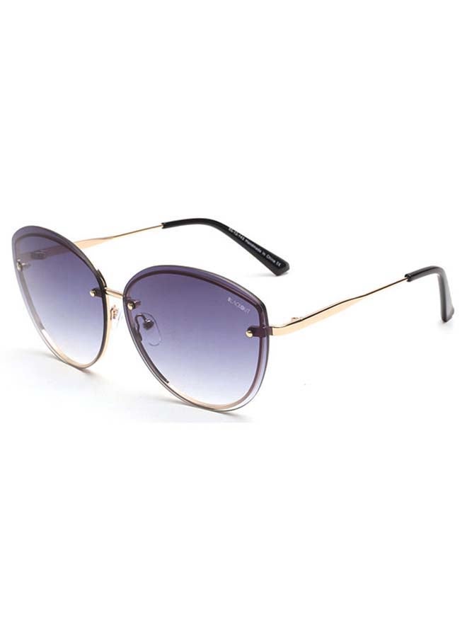 Blackout Women's HEDY Cat Eye Shape Full Rim Sunglasses - Lens Size: 57 mm  - Image 2