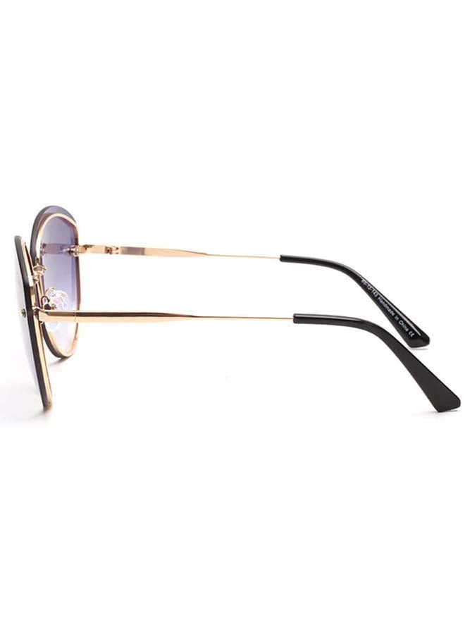 Blackout Women's HEDY Cat Eye Shape Full Rim Sunglasses - Lens Size: 57 mm  - Image 3