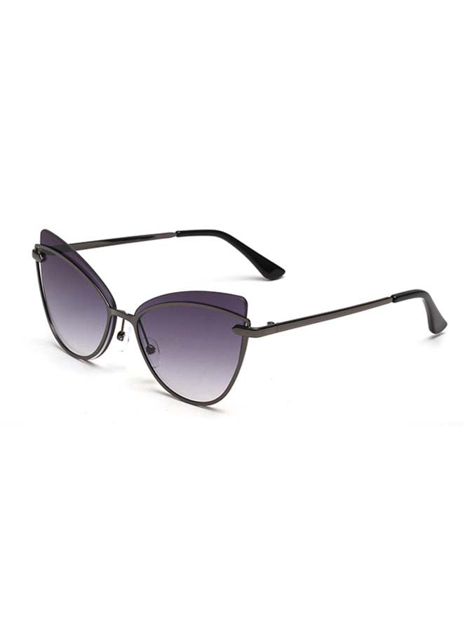 Blackout Women's MIDNIGHT Cat Eye Shape Full Rim Sunglasses - Lens Size: 61 mm  - Image 2
