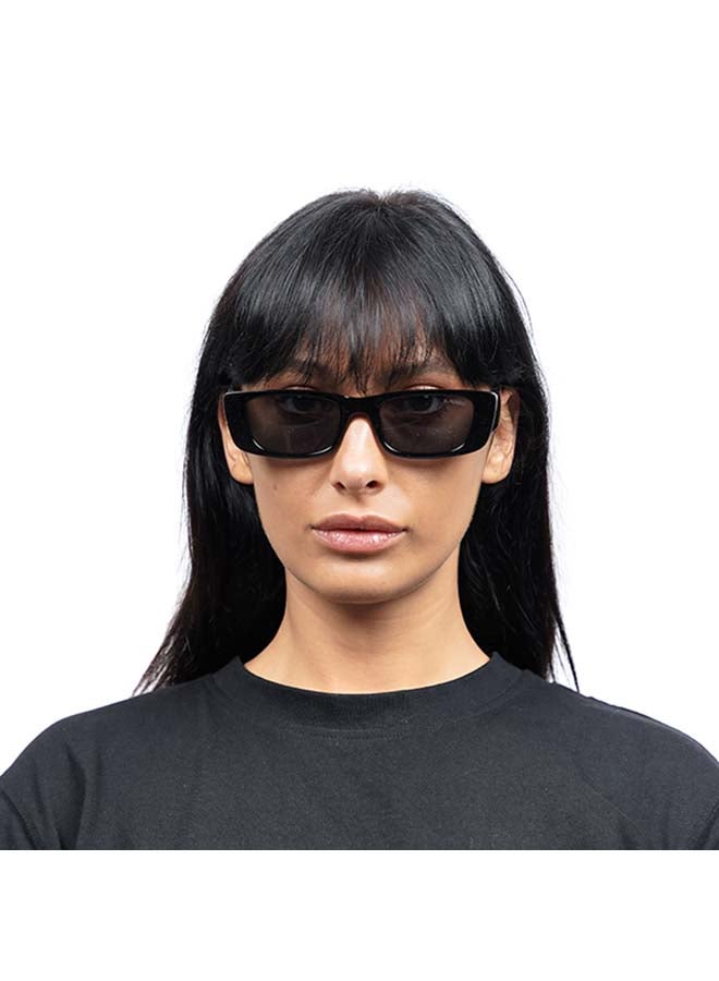 Blackout - Women's MANHATTAN Rectangular Shape Full Rim Sunglasses - Lens Size: 52 mm - Image 1