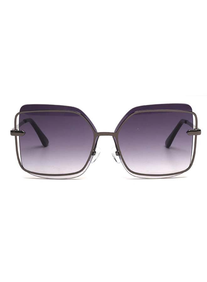 Blackout Women's MOONLIGHT Square Shape Full Rim Sunglasses - Lens Size: 60 mm  - Image 1