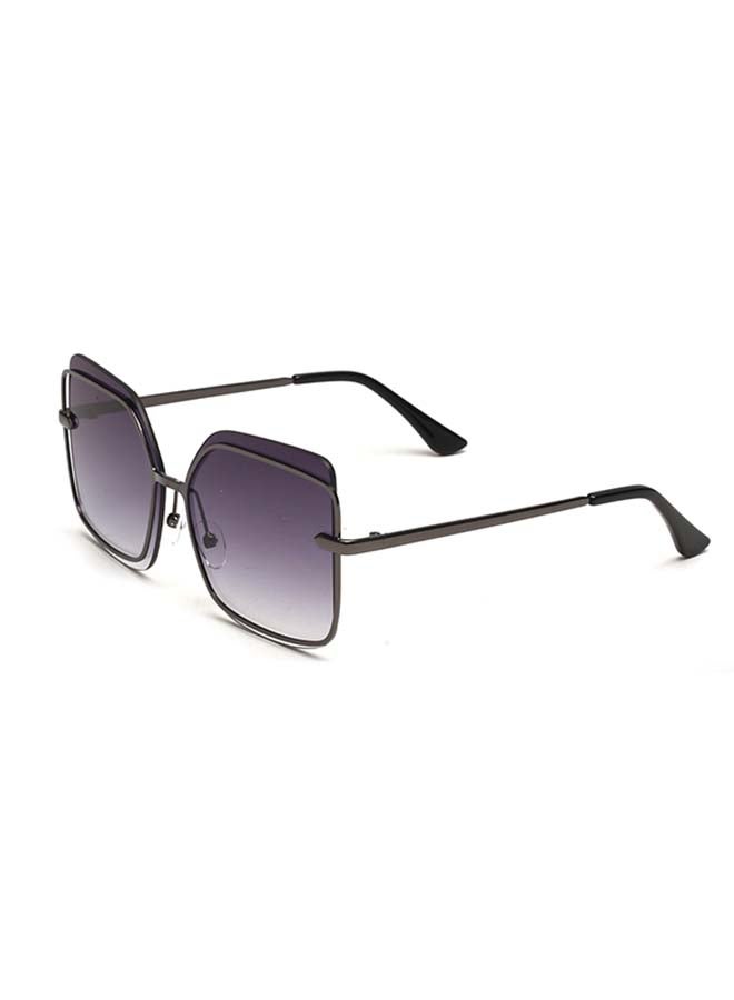Blackout Women's MOONLIGHT Square Shape Full Rim Sunglasses - Lens Size: 60 mm  - Image 2