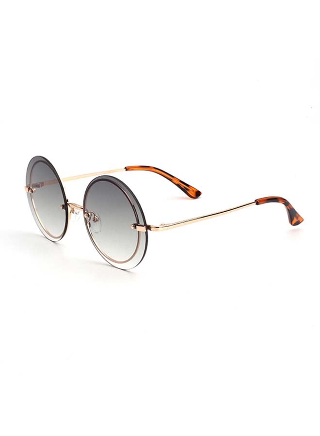 Blackout Women's COACHELLA Round Shape Rimless Sunglasses - Lens Size: 57 mm  - Image 2
