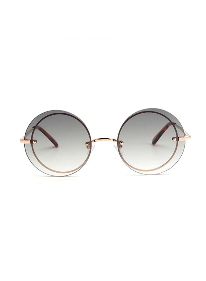 Blackout Women's COACHELLA Round Shape Rimless Sunglasses - Lens Size: 57 mm  - Image 1