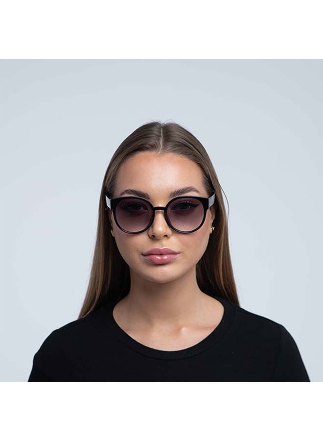 بلاك أوت نظارة شمسية سيرين بإطار دائري كامل الحواف - مقاس العدسة: 60 مم للنساء - Image 4