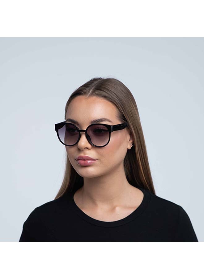 بلاك أوت نظارة شمسية سيرين بإطار دائري كامل الحواف - مقاس العدسة: 60 مم للنساء - Image 5