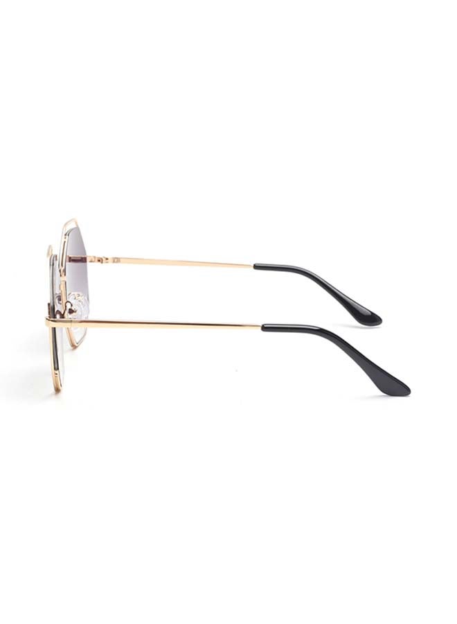 بلاك أوت نظارة شمسية إينيسا بإطار كامل سداسي الشكل - مقاس العدسة: 55 مم للنساء - Image 3