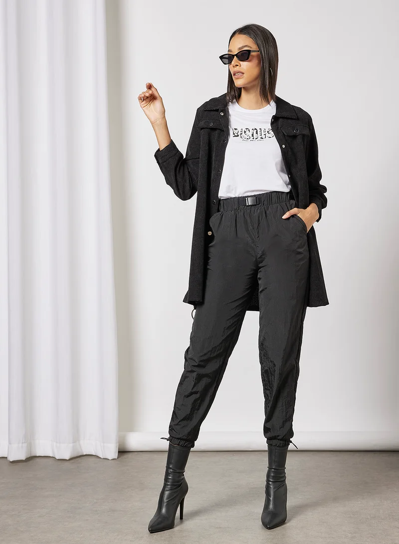 ONLY Slogan Print T-Shirt White