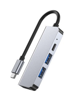Generic 4-In-1 Type C Adapter with 4K HDMI Port USB Hub Space Grey  - Image 5
