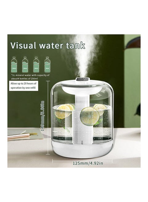 Portable Rechargeable Wireless Air Humidifier White