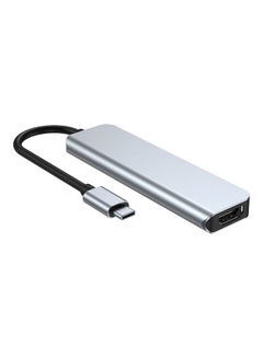Generic 5-In-1 Type C Adapter with 4K HDMI Port USB Hub Space Grey  - Image 3