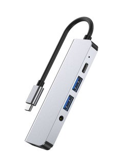 Generic 5-In-1 Type C Adapter with 4K HDMI Port USB Hub Space Grey  - Image 5