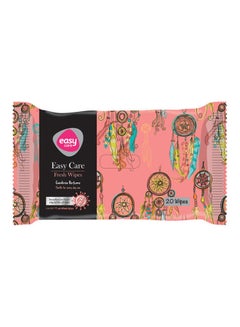 إيزي Care Fresh Wipes 20 Pcs Gardenia Multicolour 