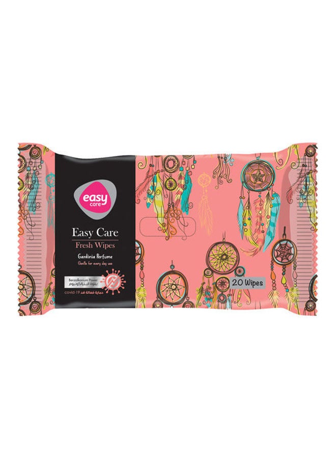 EASY Care Fresh Wipes 20 Pcs Gardenia Multicolour 