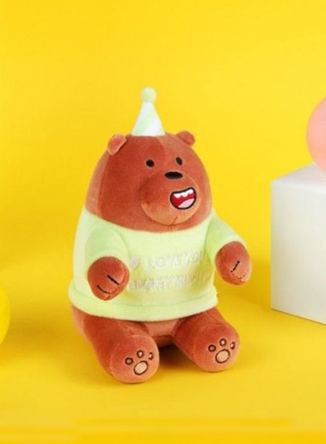 We Bare Bears Teddy Bear With a Cap 19x16cm  - Image 5