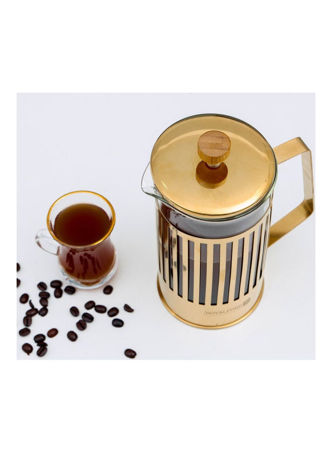 Royalford - French Press Coffee Maker Gold 1000ml - Image 1