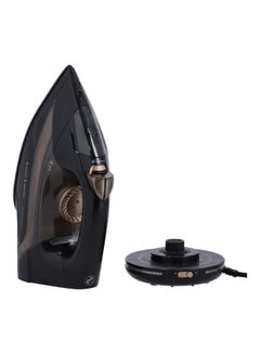 Olsenmark Steam Iron With Water Tank 420 ml 2200 W OMSI1839 Black/Brown  - Image 2